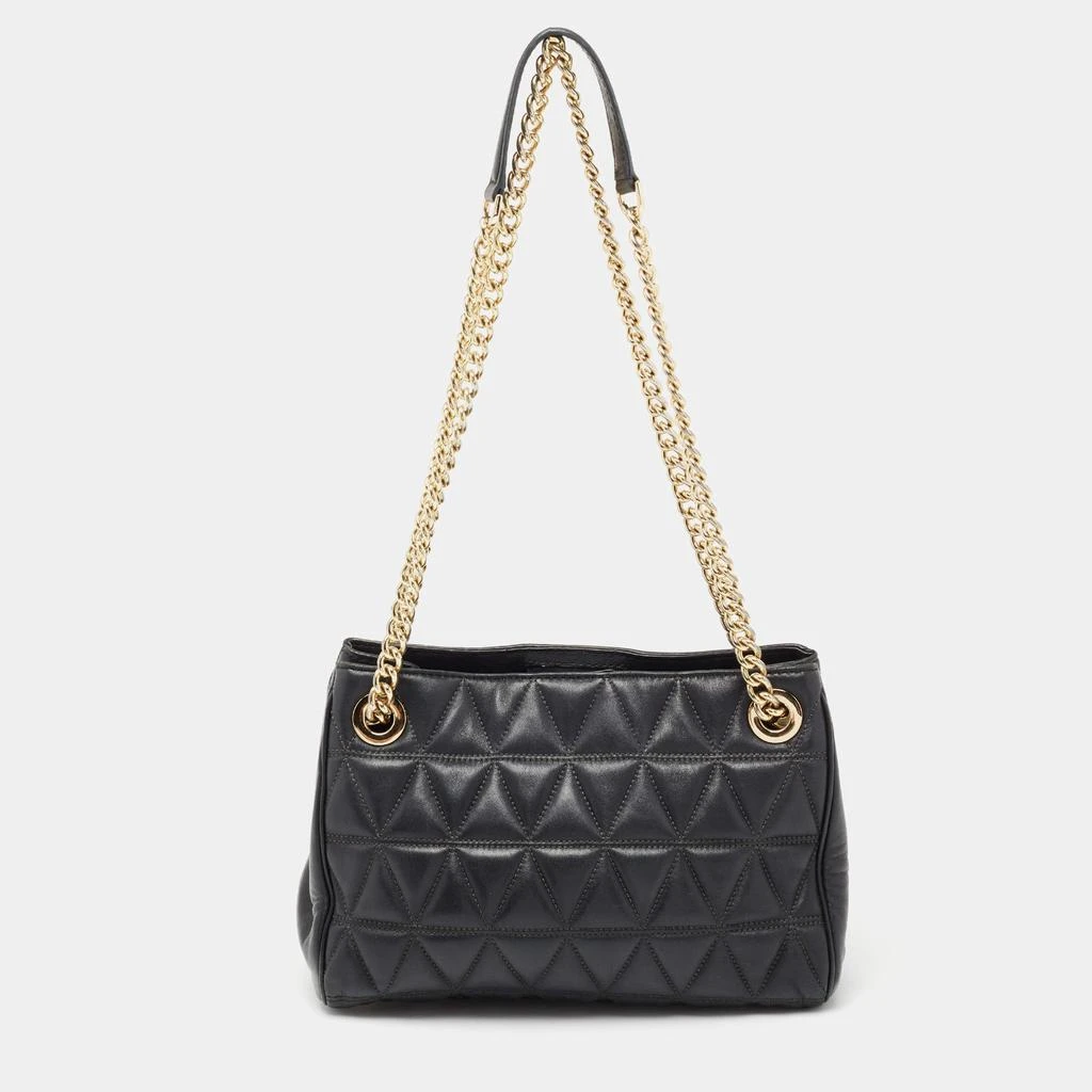 商品[二手商品] Michael Kors|Michael Kors Black Quilted Leather Sloan Shoulder Bag,价格¥1318,第4张图片详细描述