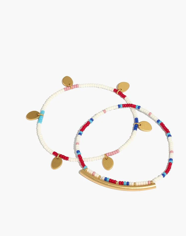 商品Madewell|两只装球珠手环,价格¥79,第1张图片