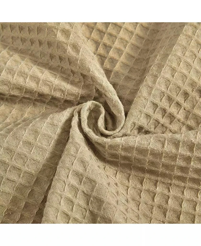 商品Awesome Home|Cotton Blend Soft Waffle Weave Shower Curtain with Snap in Liner, 72"X84",价格¥415,第2张图片详细描述