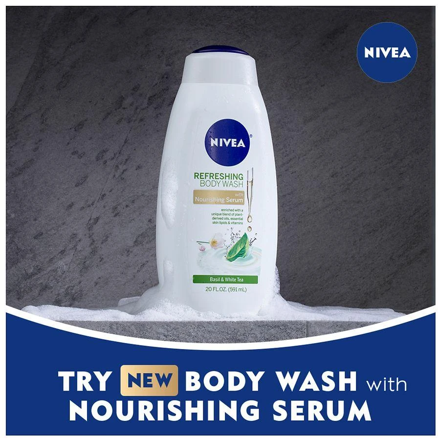 Refreshing Body Wash with Nourishing Serum Basil and White Tea 商品