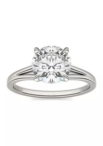 商品Charles & Colvard|Colvard Charles Colvard 1.96 Ct. T.w. Lab Created Moissanite Solitaire Ring In 14K Gold,价格¥8958,第1张图片