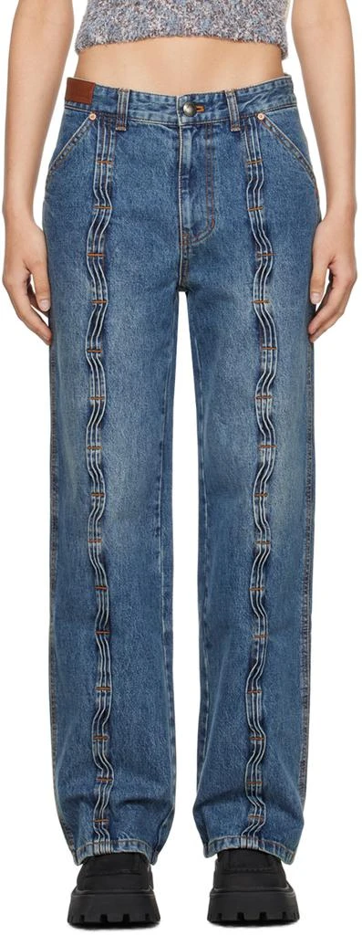 商品ANDERSSON BELL|Blue Wave Jeans,价格¥1621,第1张图片