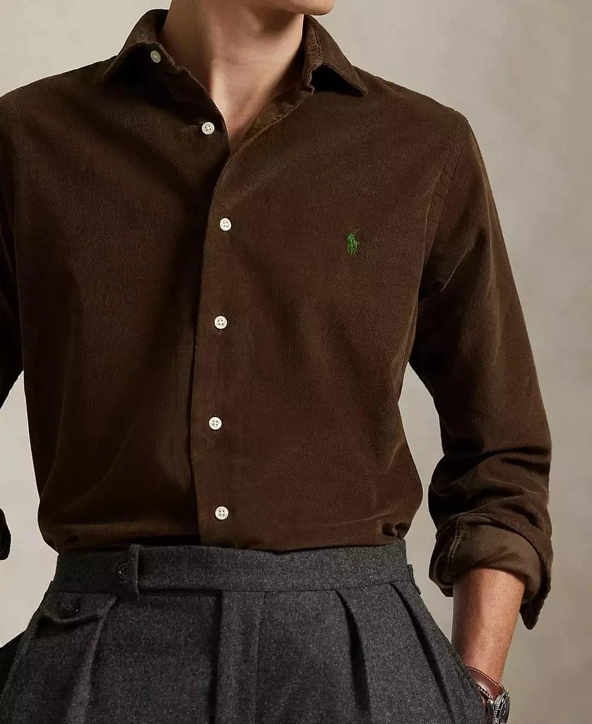 商品Ralph Lauren|男士棉质灯芯绒经典版型衬衫,价格¥958,第3张图片详细描述