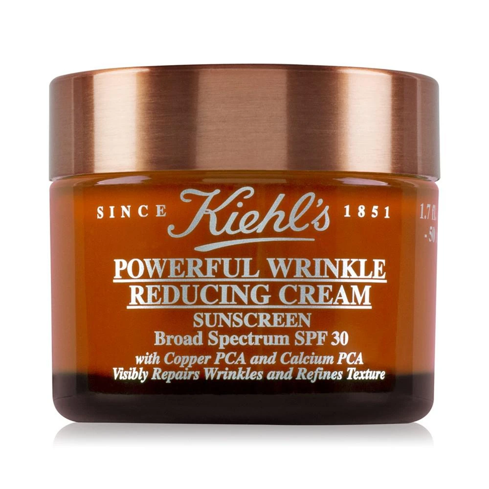商品Kiehl's|Powerful Wrinkle Reducing Cream Sunscreen SPF 30, 1.7-oz.,价格¥445,第1张图片