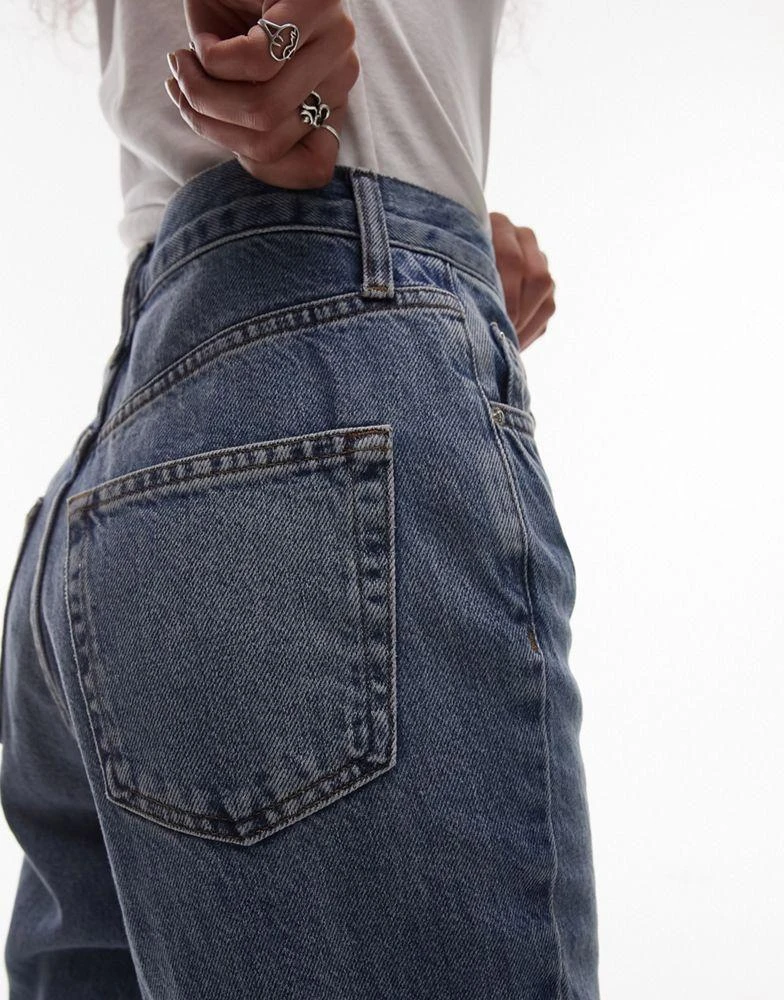 商品Topshop|Topshop Kort jeans in mid blue,价格¥441,第2张图片详细描述