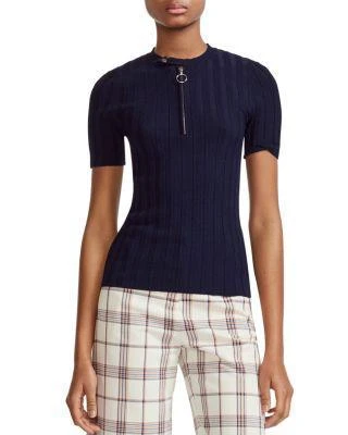 商品Maje|Morino Short Sleeve Sweater 短袖针织衫,价格¥834,第1张图片