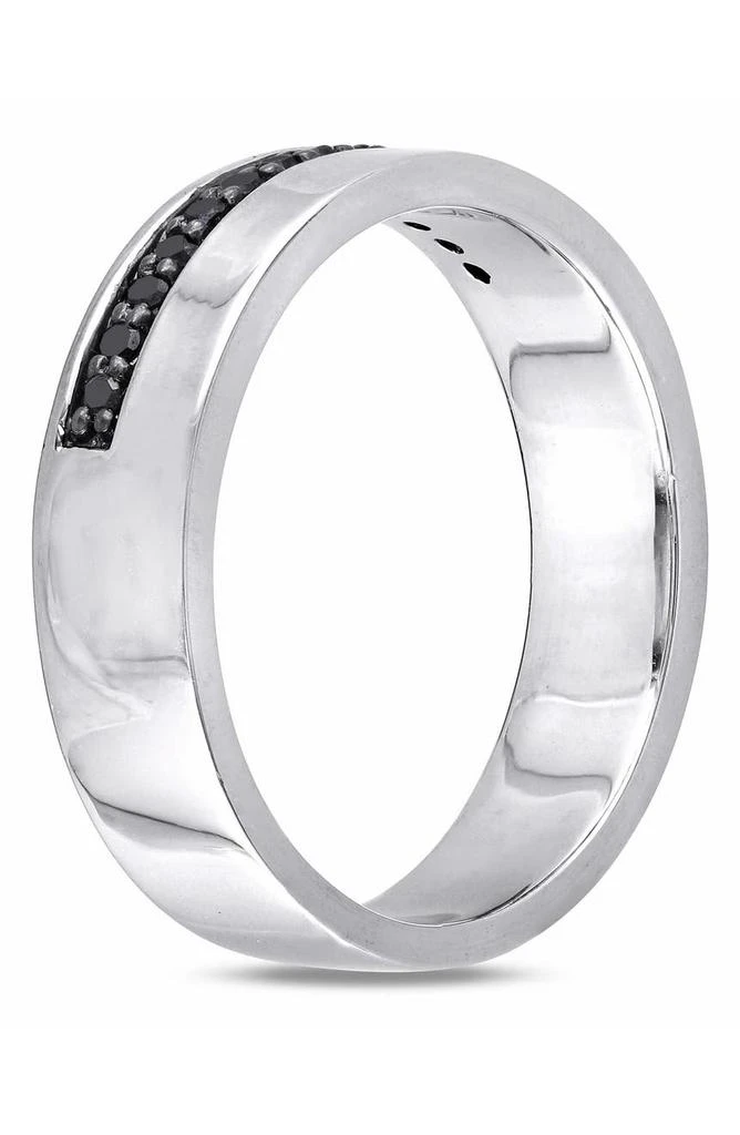 商品DELMAR|Men's Sterling Silver Black Diamond Ring - 0.20 ctw.,价格¥1158,第3张图片详细描述