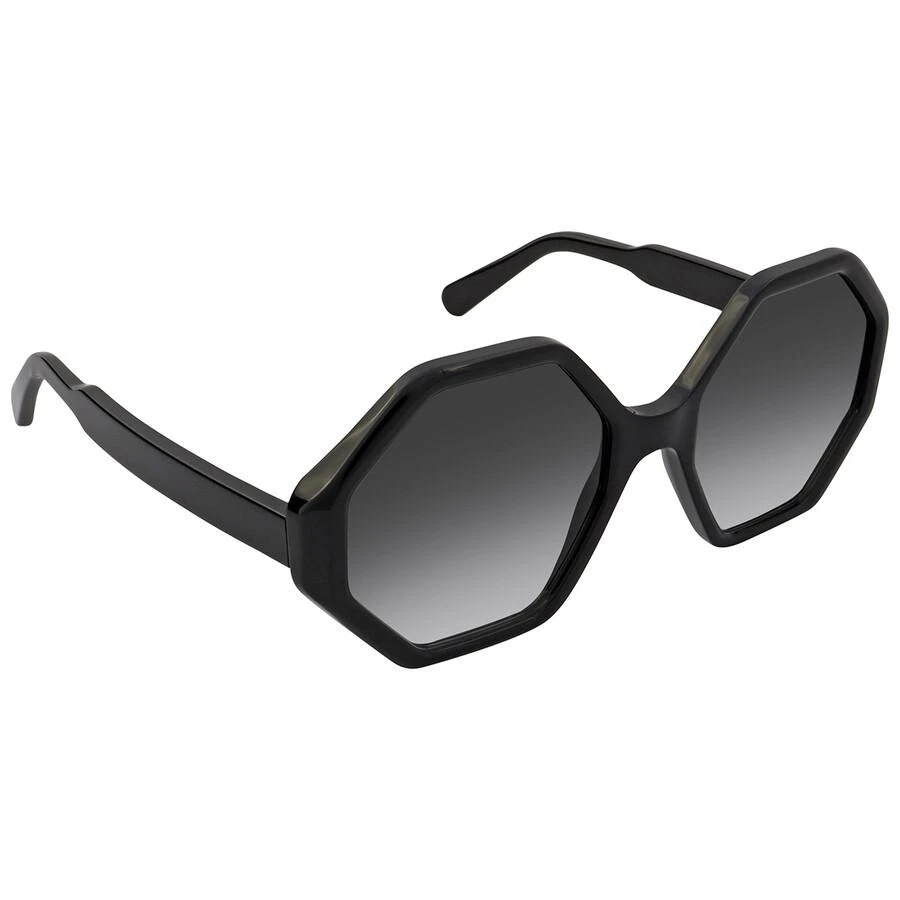 商品Salvatore Ferragamo|Salvatore Ferragamo Grey Gradient Hexagonal Ladies Sunglasses SF1070S 001 52,价格¥586,第3张图片详细描述