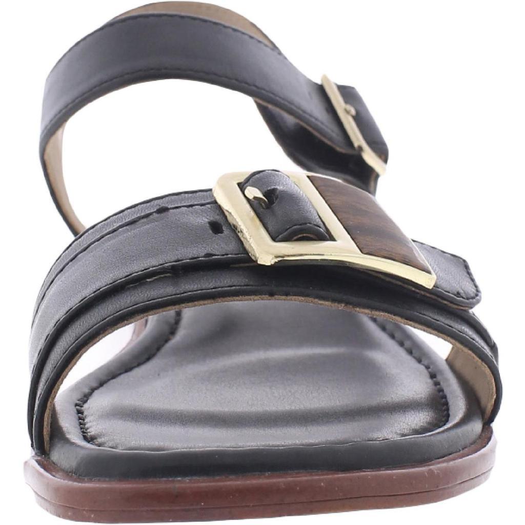 商品Rockport|Rockport Womens Zadie Leather Open Toe Flat Sandals,价格¥111-¥126,第6张图片详细描述