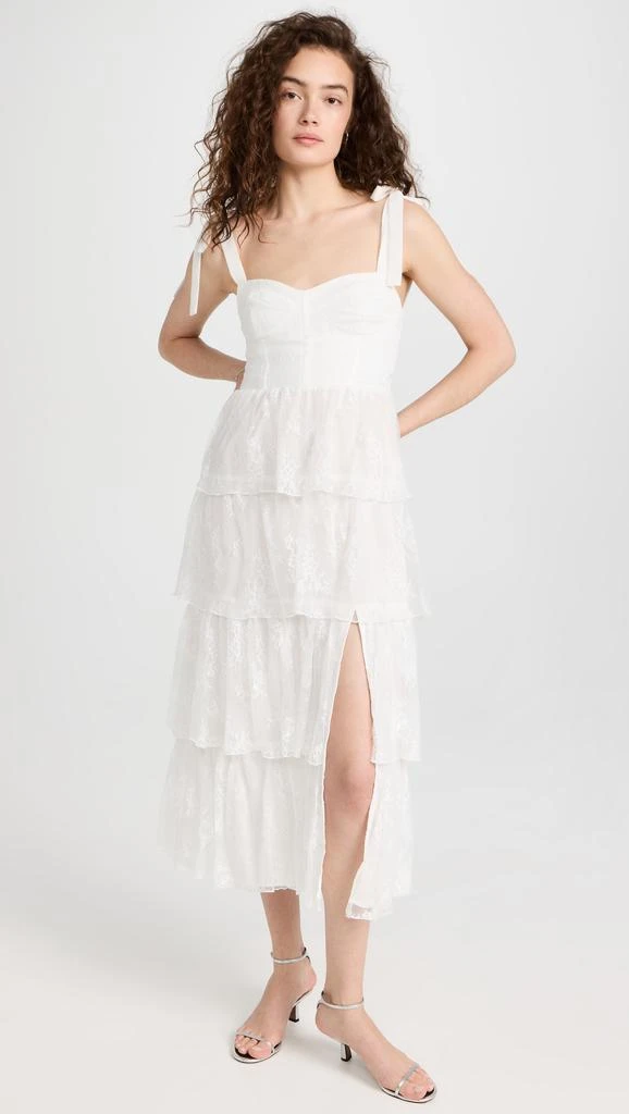 商品Wayf|Aria 层褶连衣裙,价格¥310,第4张图片详细描述
