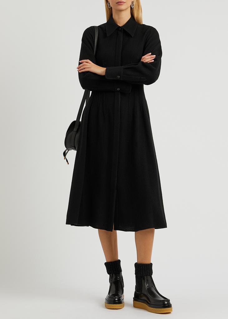 商品Chloé|Wool and cashmere-blend midi dress,价格¥15626,第6张图片详细描述