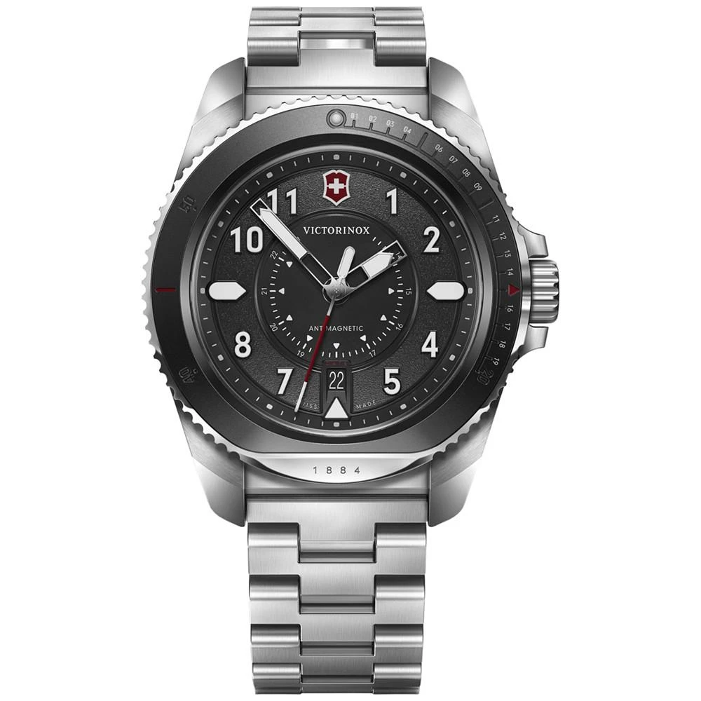 商品Victorinox|Men's Swiss Journey 1884 Stainless Steel Bracelet Watch 43mm,价格¥6003,第1张图片