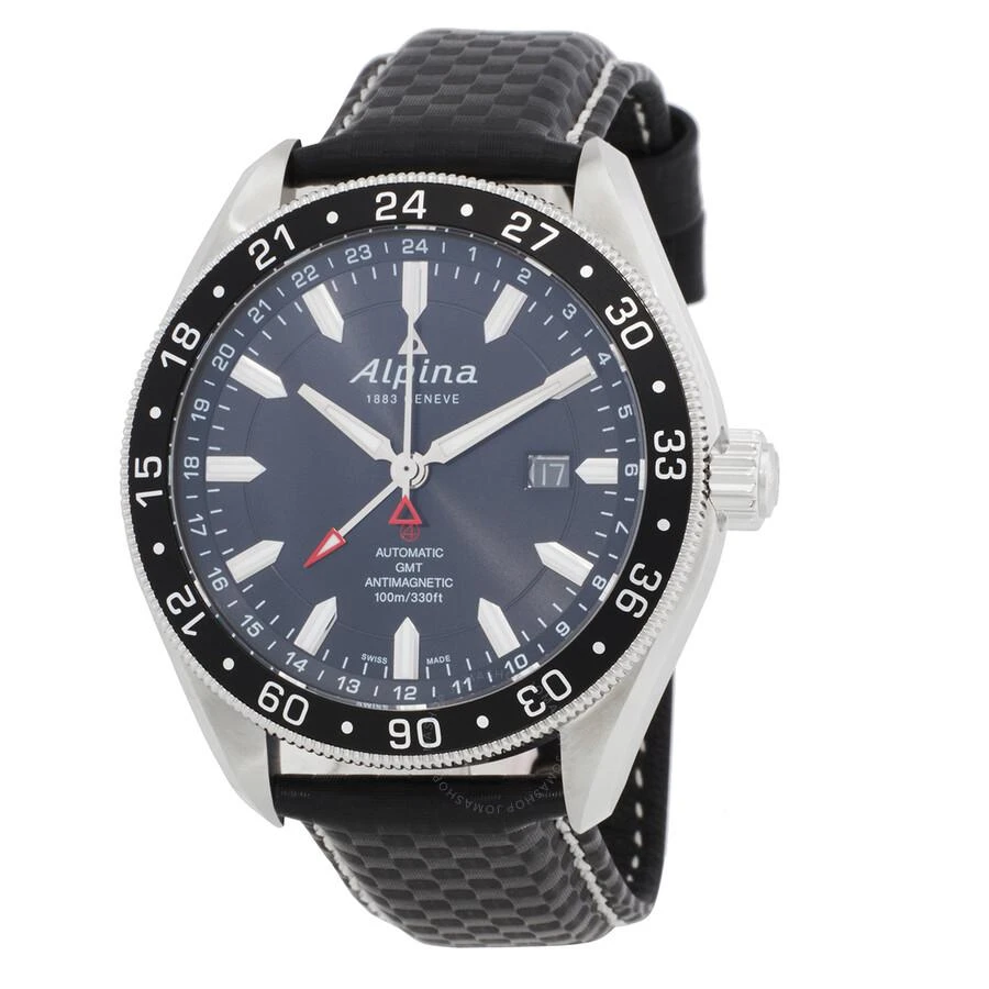 商品Alpina|Alpiner 4 GMT Automatic Black Dial Men's Watch AL-550G5AQ6-SR,价格¥6536,第1张图片