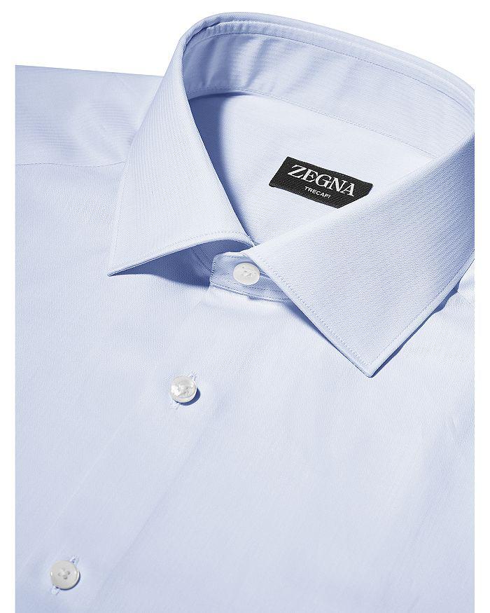 Micro Striped Trecapi Tailored Fit Long Sleeve Shirt Brand Name商品第3张图片规格展示