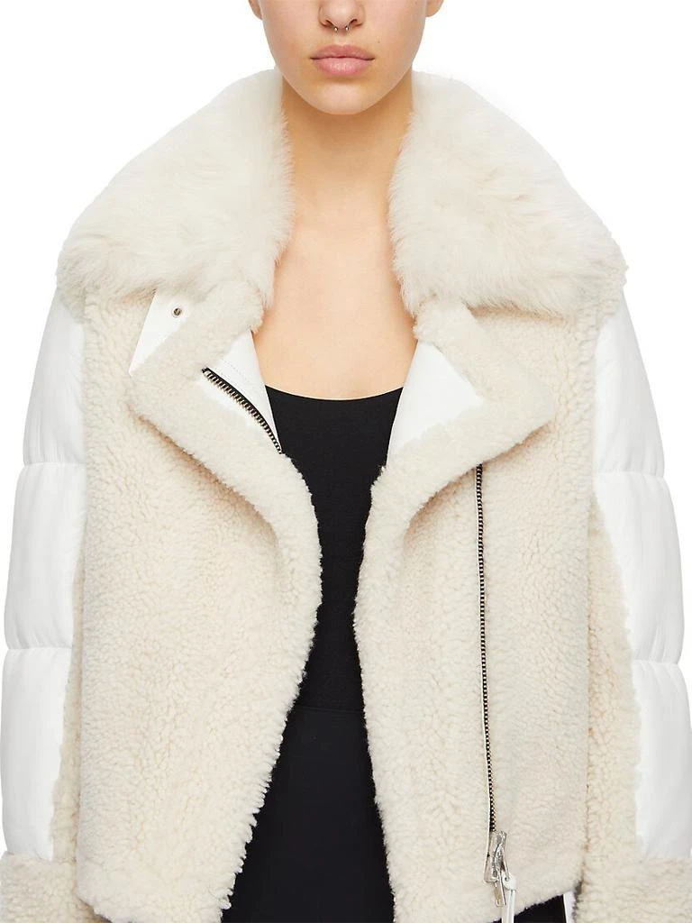 商品Shoreditch Ski Club|Lena Shearling Puffer,价格¥3371,第4张图片详细描述