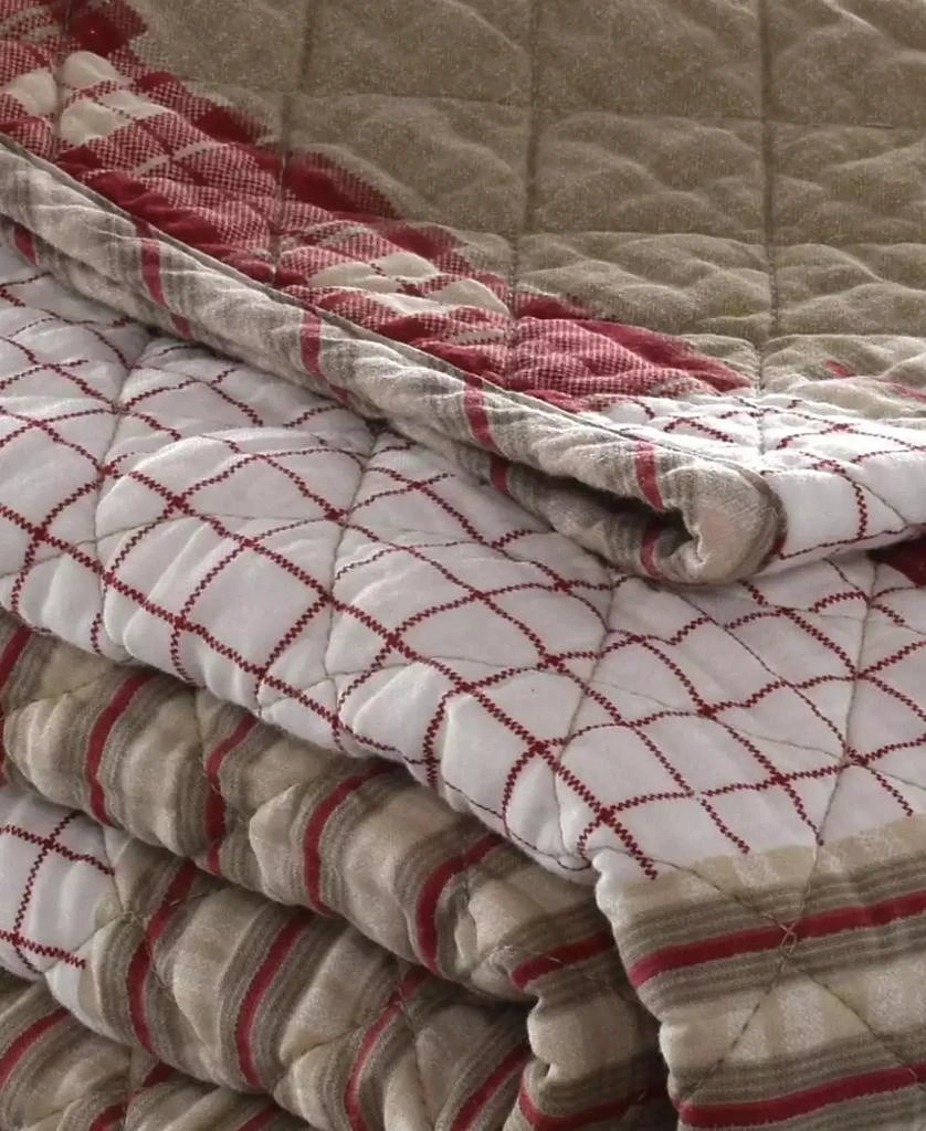 商品Eddie Bauer|Camano Island Plaid Cotton Quilted Throw, 60" x 50",价格¥579,第4张图片详细描述