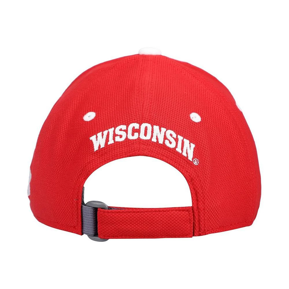 商品Under Armour|Youth Boys Red Wisconsin Badgers Blitzing Accent Performance Adjustable Hat,价格¥297,第5张图片详细描述