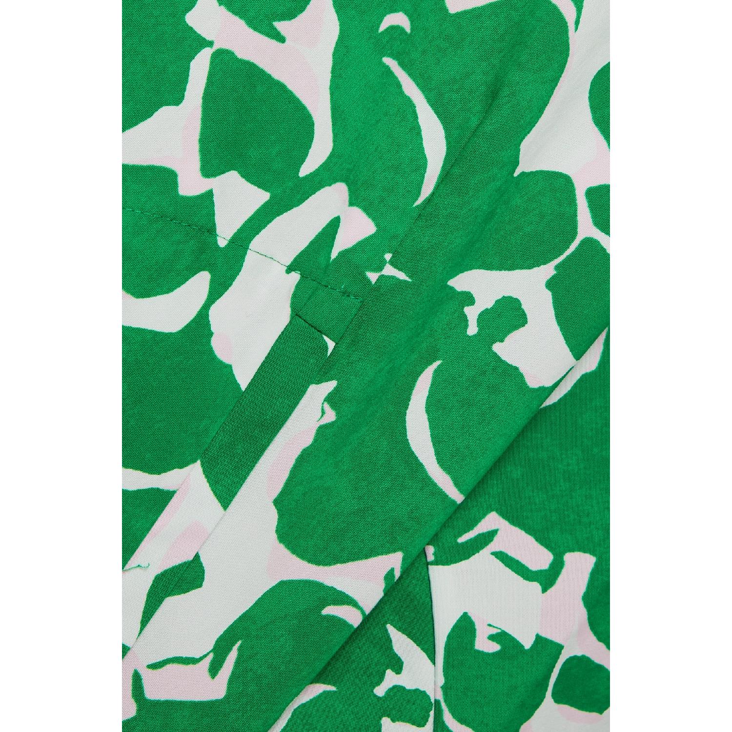 包邮包税【预售7天发货】 DIANE VON FURSTENBERG 23秋冬 女士 长袖衬衫 Caleb 大廓形印花棉质混纺衬衫 1647597309096797 DVFBL2R013FLNTG 商品第5张图片规格展示