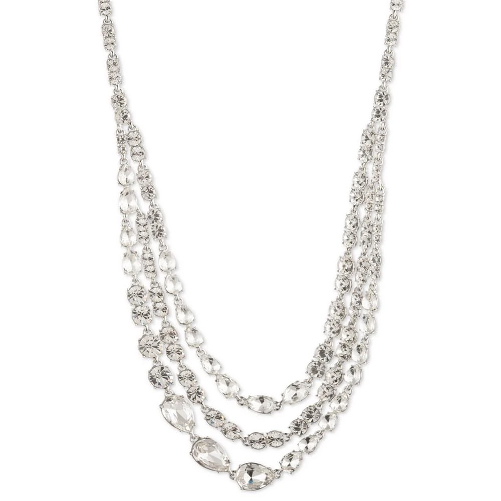商品Givenchy|Silver-Tone Crystal Drama Collar Necklace, 16" + 3" extender,价格¥659,第1张图片