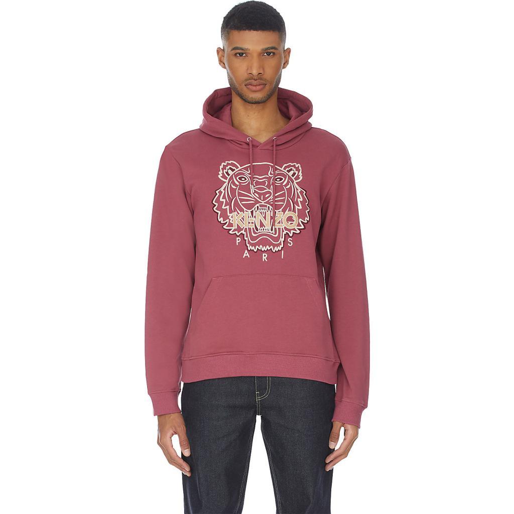 商品Kenzo|Tiger Seasonal 2 Hoodie - Blackberry,价格¥1624,第1张图片