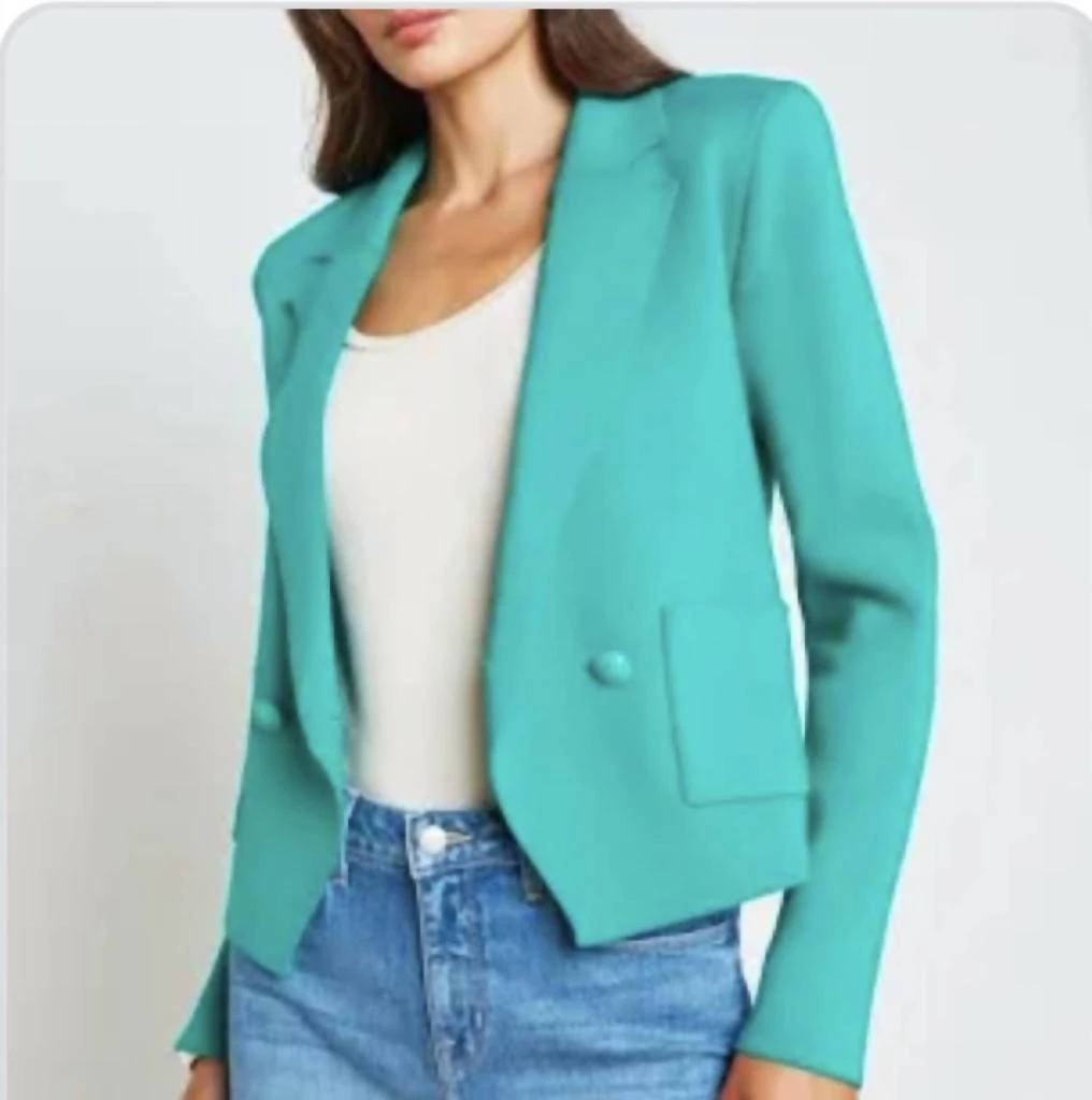商品L'Agence|L'Agence - Sofia Knit Blazer,价格¥2521,第1张图片