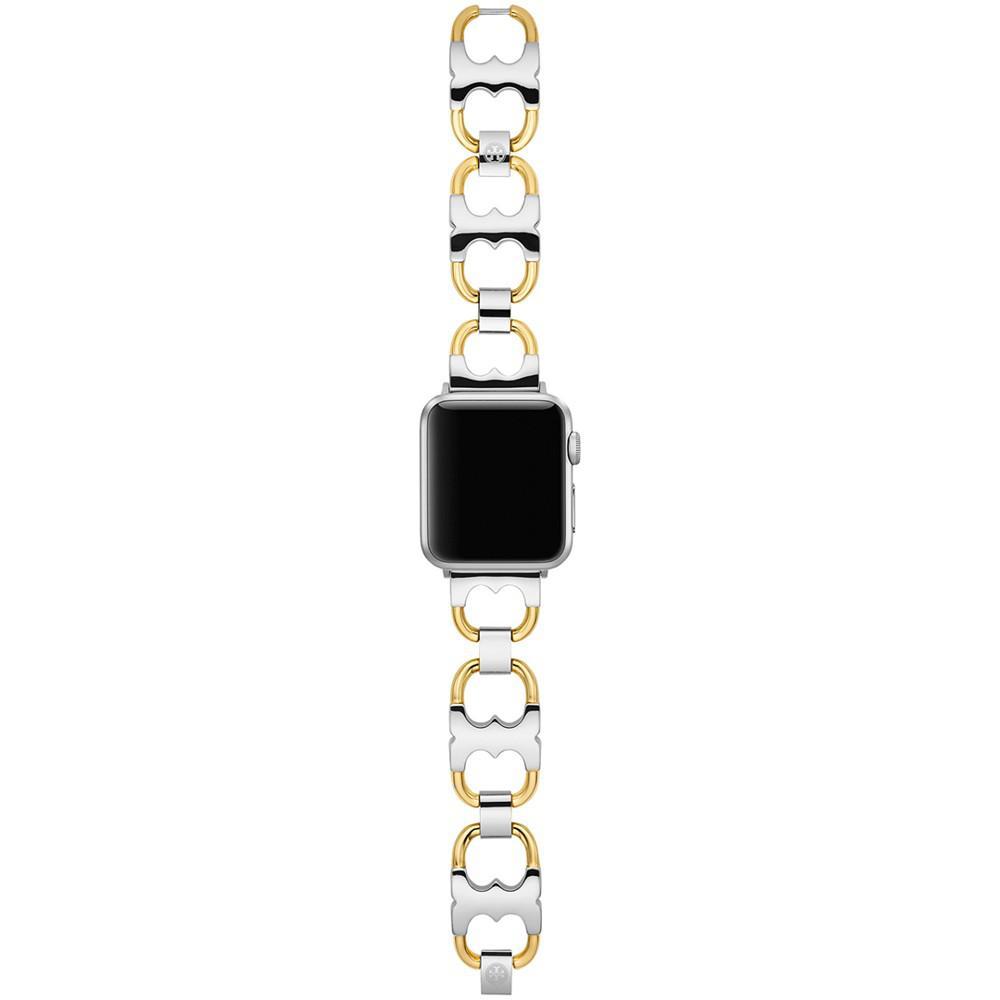 商品Tory Burch|Two-Tone Stainless Steel Gemini Link Bracelet For Apple Watch® 38mm/40mm,价格¥993,第4张图片详细描述