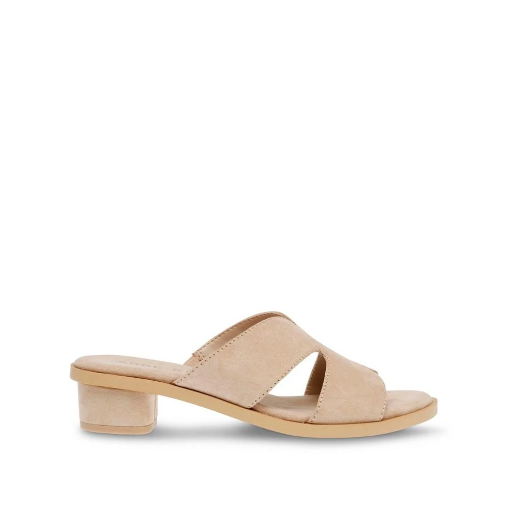 商品Anne Klein|Women's Timmy Block Heel Slide Sandals,价格¥310,第2张图片详细描述