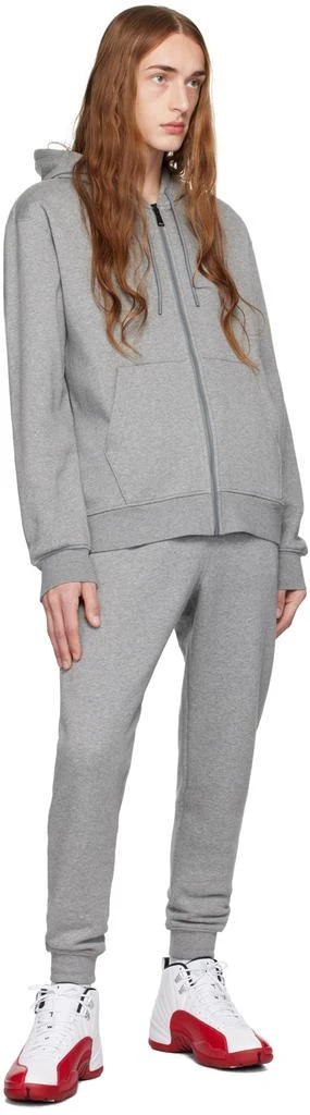 商品Jordan|Gray Embroidered Sweatpants,价格¥516,第4张图片详细描述