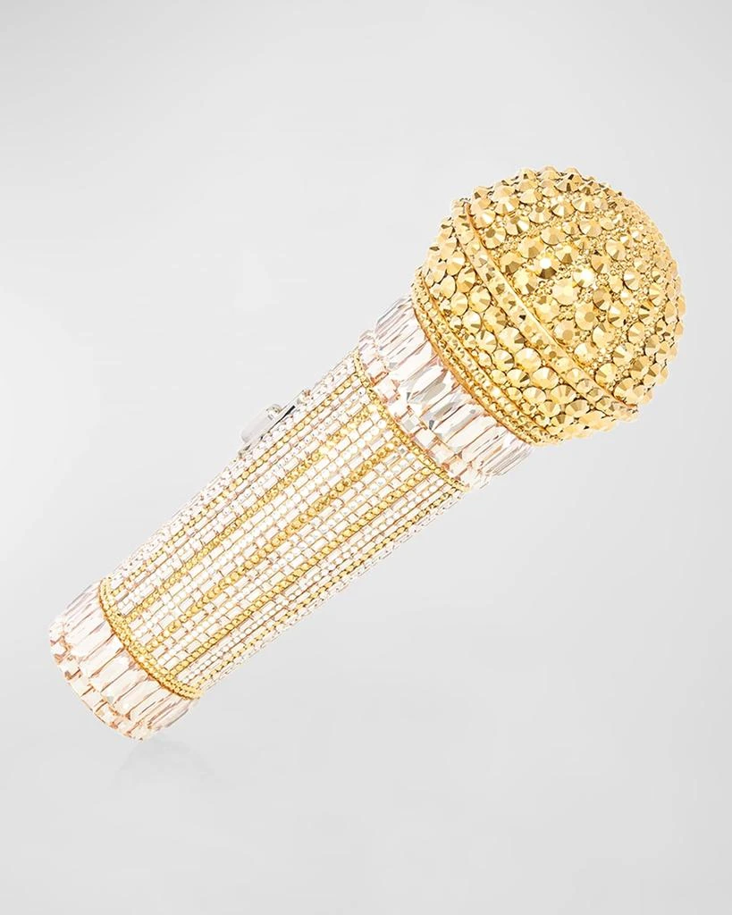 商品Judith Leiber|Diva Microphone Crystal Clutch Bag,价格¥38998,第1张图片