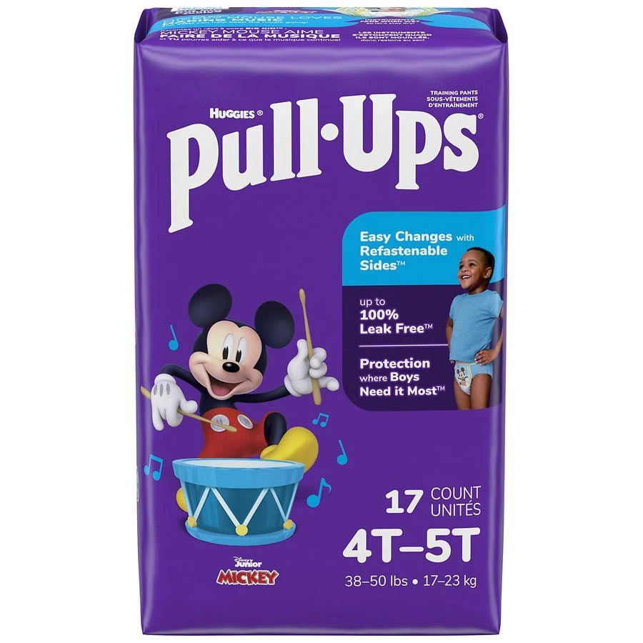 商品Huggies Pull-Ups|Boys' Potty Training Pants Size 4T-5T,价格¥79,第3张图片详细描述
