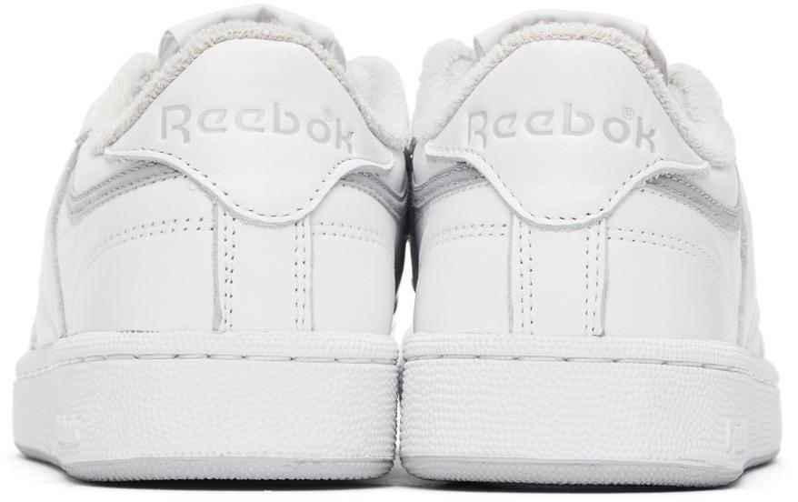 商品Reebok|White Eames Edition Club C 85 Sneakers,价格¥980,第6张图片详细描述