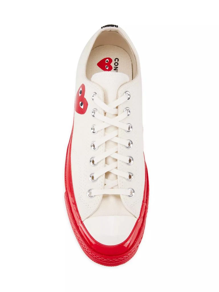 商品Comme des Garcons|CdG PLAY x Converse Chuck 70 Low-Top Sneakers,价格¥1132,第5张图片详细描述