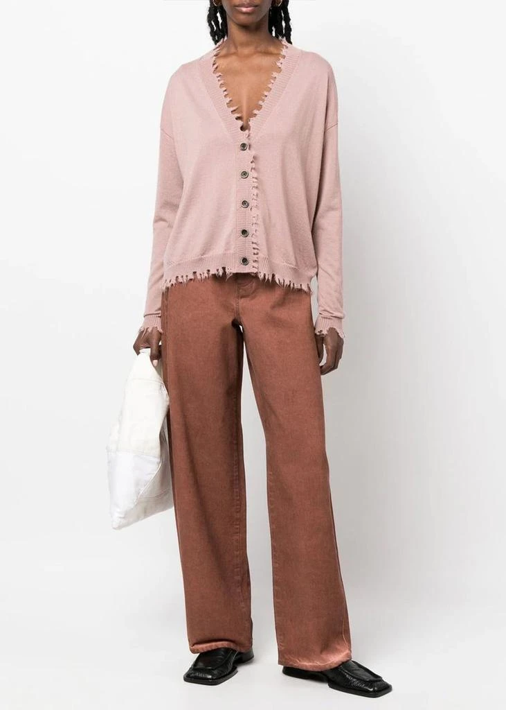 商品Uma Wang|Uma Wang Rose Pink Cashmere Cardigan,价格¥4081,第4张图片详细描述