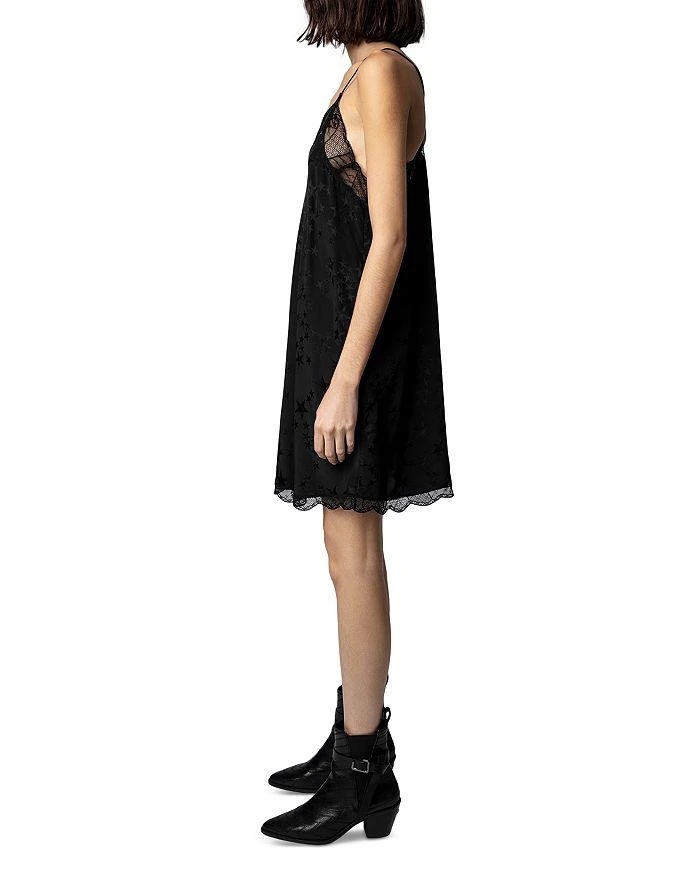 商品Zadig&Voltaire|Ristyz Star Jacquard Silk Slip Dress,价格¥2234,第3张图片详细描述