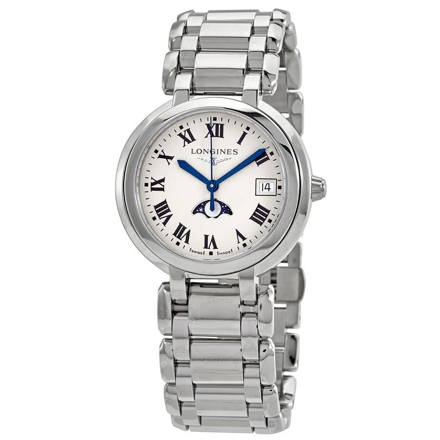 商品Longines|PrimaLuna Quartz Silver Dial Ladies Watch L8.116.4.71.6,价格¥6839,第1张图片