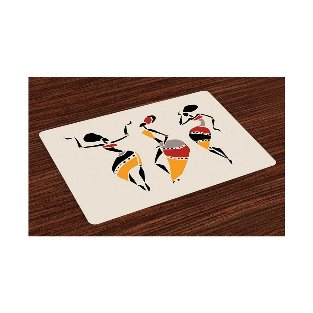 商品Ambesonne|African Place Mats, Set of 4,价格¥477,第1张图片