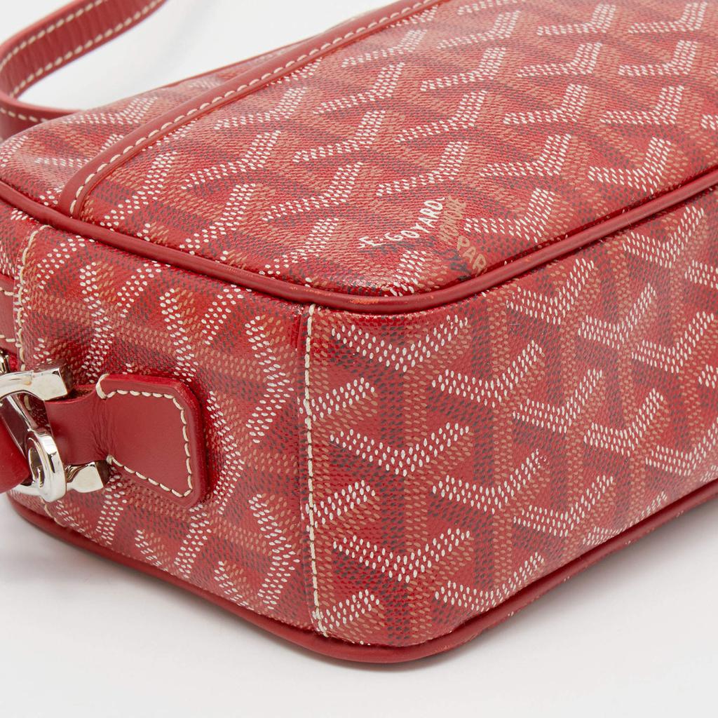 Goyard Red Goyardine Coated Canvas Sac Cap Vert Crossbody Bag商品第10张图片规格展示