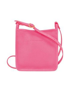 商品Longchamp|Small Le Foulonné Leather Crossbody Bag,价格¥1097,第1张图片