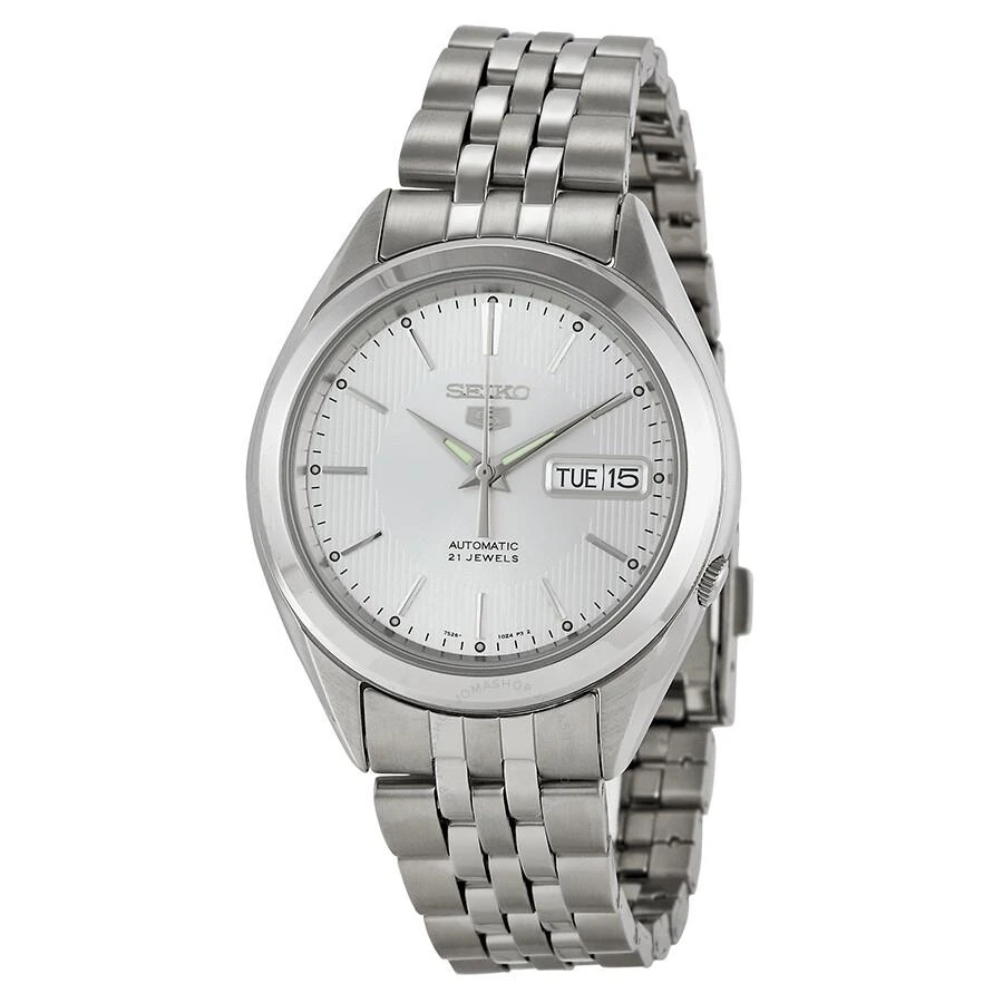商品Seiko|5 Automatic Silver Dial Men's Watch SNKL15,价格¥807,第1张图片