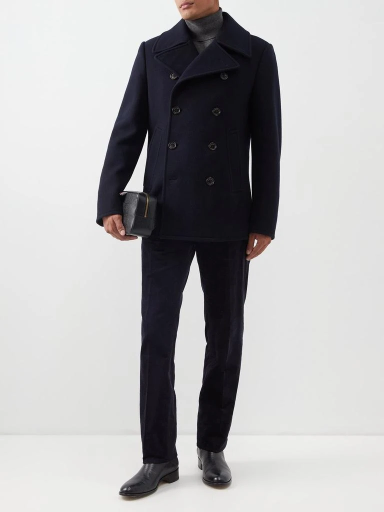 商品Ralph Lauren|Fullerton double-breasted wool-blend pea coat,价格¥25192,第2张图片详细描述