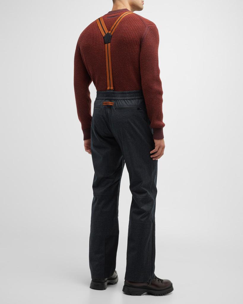 商品Zegna|Men's Techmerino™ 3-Layer Ski Trousers w/ Suspenders,价格¥12129,第6张图片详细描述