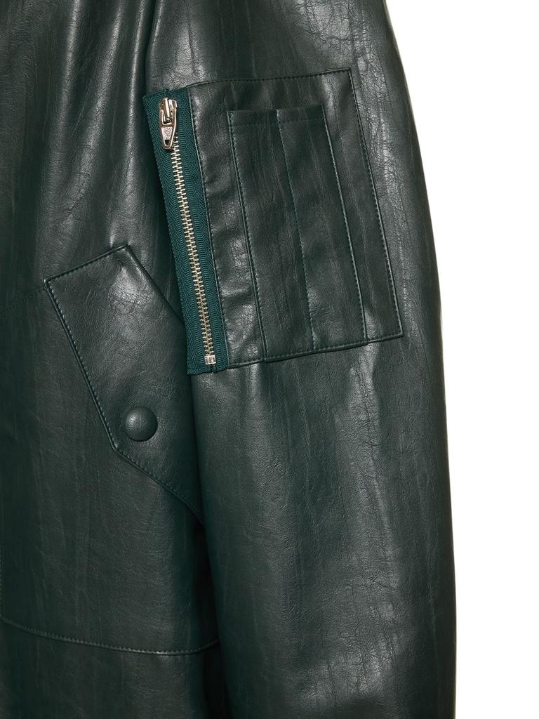 Jesse Faux Leather Long Jacket商品第6张图片规格展示