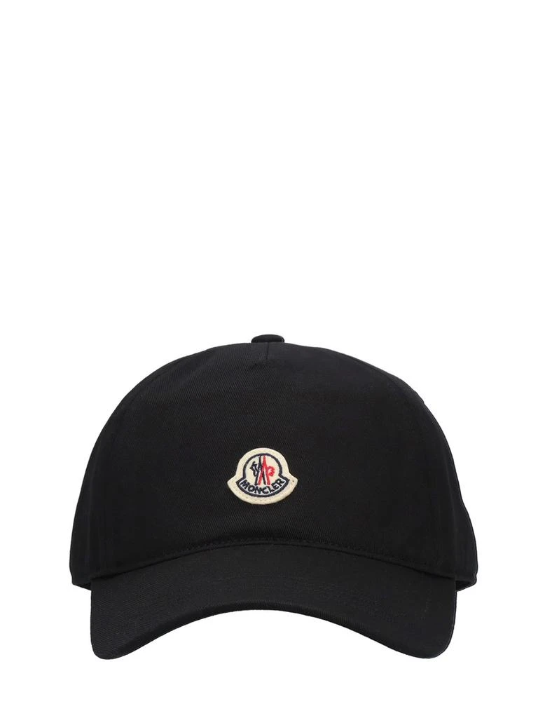 商品Moncler|Logo Cotton Baseball Cap,价格¥1491,第1张图片