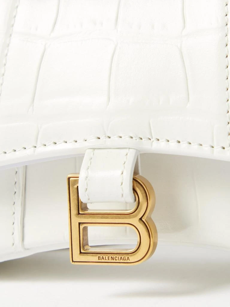Hourglass mini crocodile-effect cross-body bag 商品