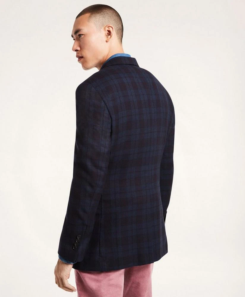 商品Brooks Brothers|Madison Relaxed-Fit Plaid Sport Coat,价格¥2079,第4张图片详细描述