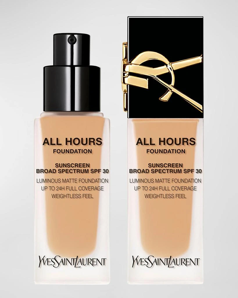 商品Yves Saint Laurent|0.85 oz. All Hours Luminous Matte Foundation,价格¥485,第1张图片