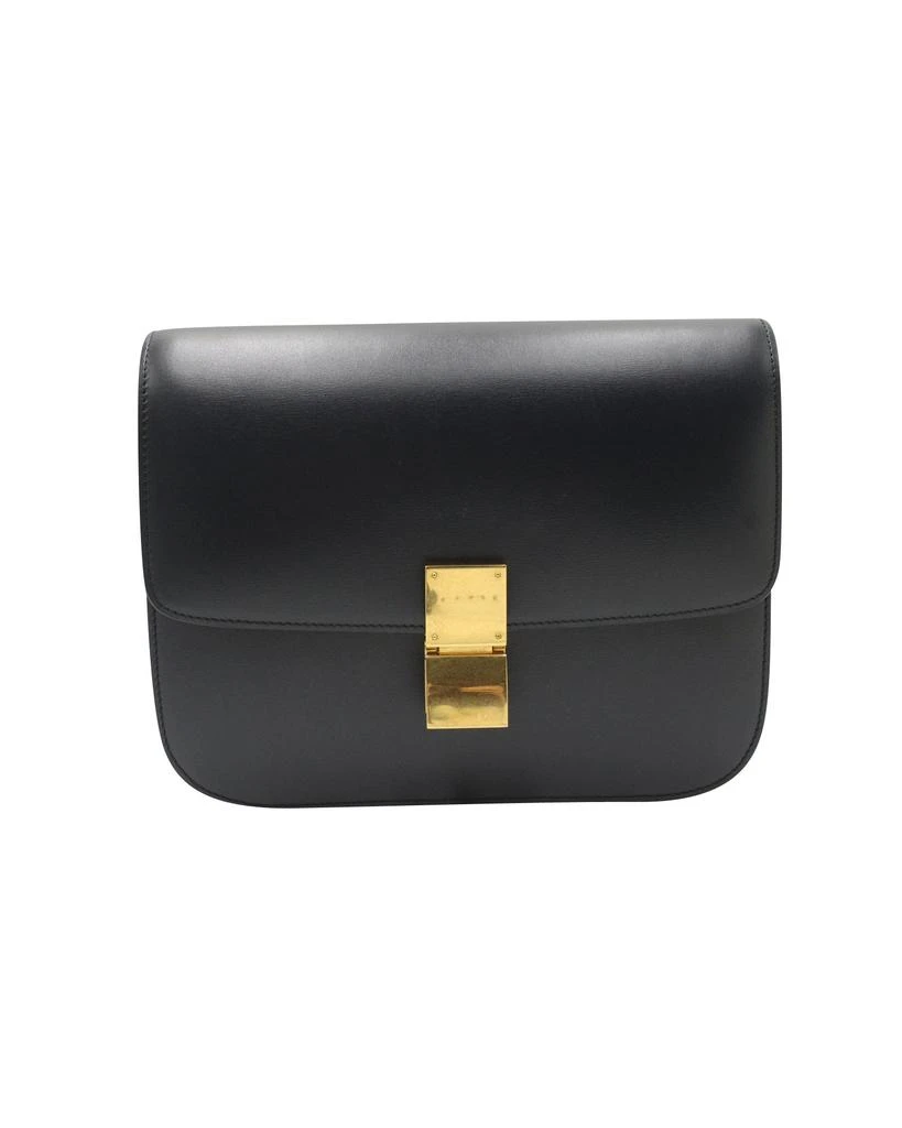 商品[二手商品] Celine|Celine Classic Box Medium in Navy Blue Leather,价格¥17969,第1张图片