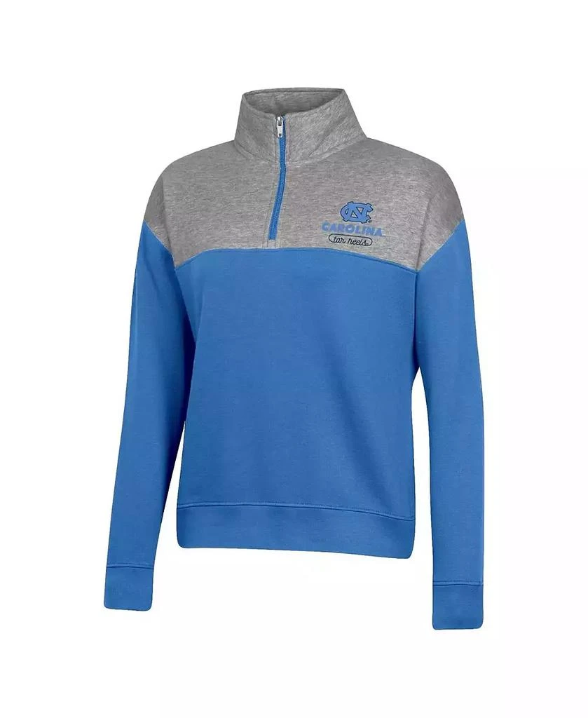 商品CHAMPION|Women's Carolina Blue North Carolina Tar Heels Color-Blocked Quarter-Zip Sweatshirt,价格¥337,第2张图片详细描述