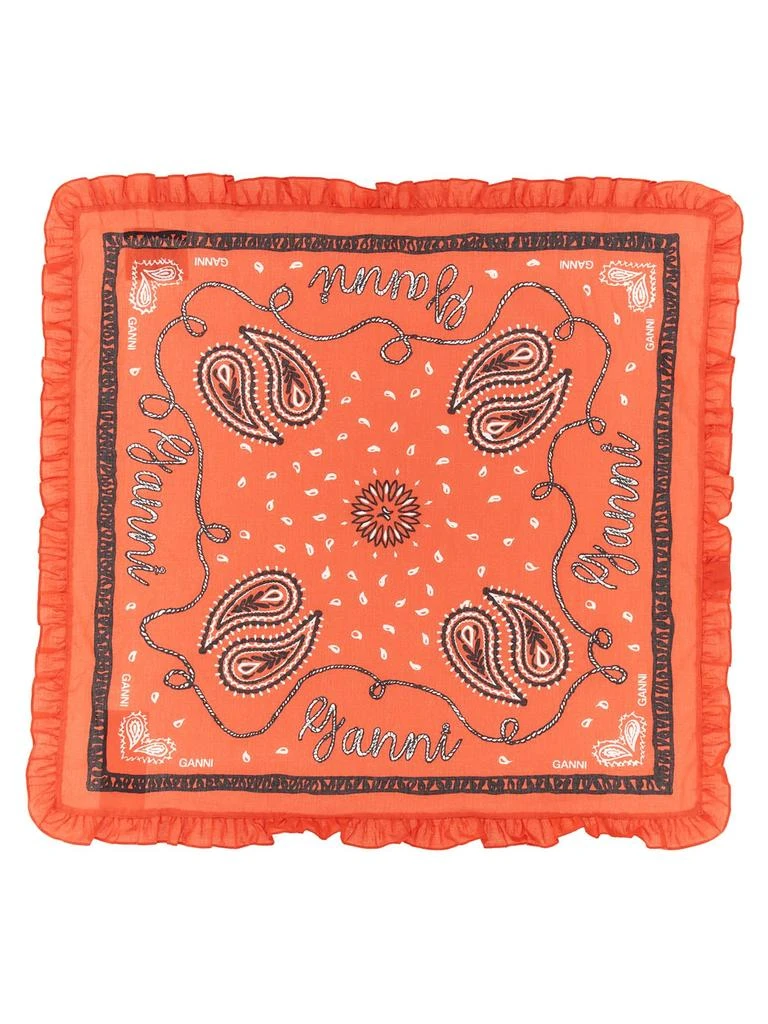 商品Ganni|Ganni Spotted Bandana-pailsey Print Bandana,价格¥674,第1张图片
