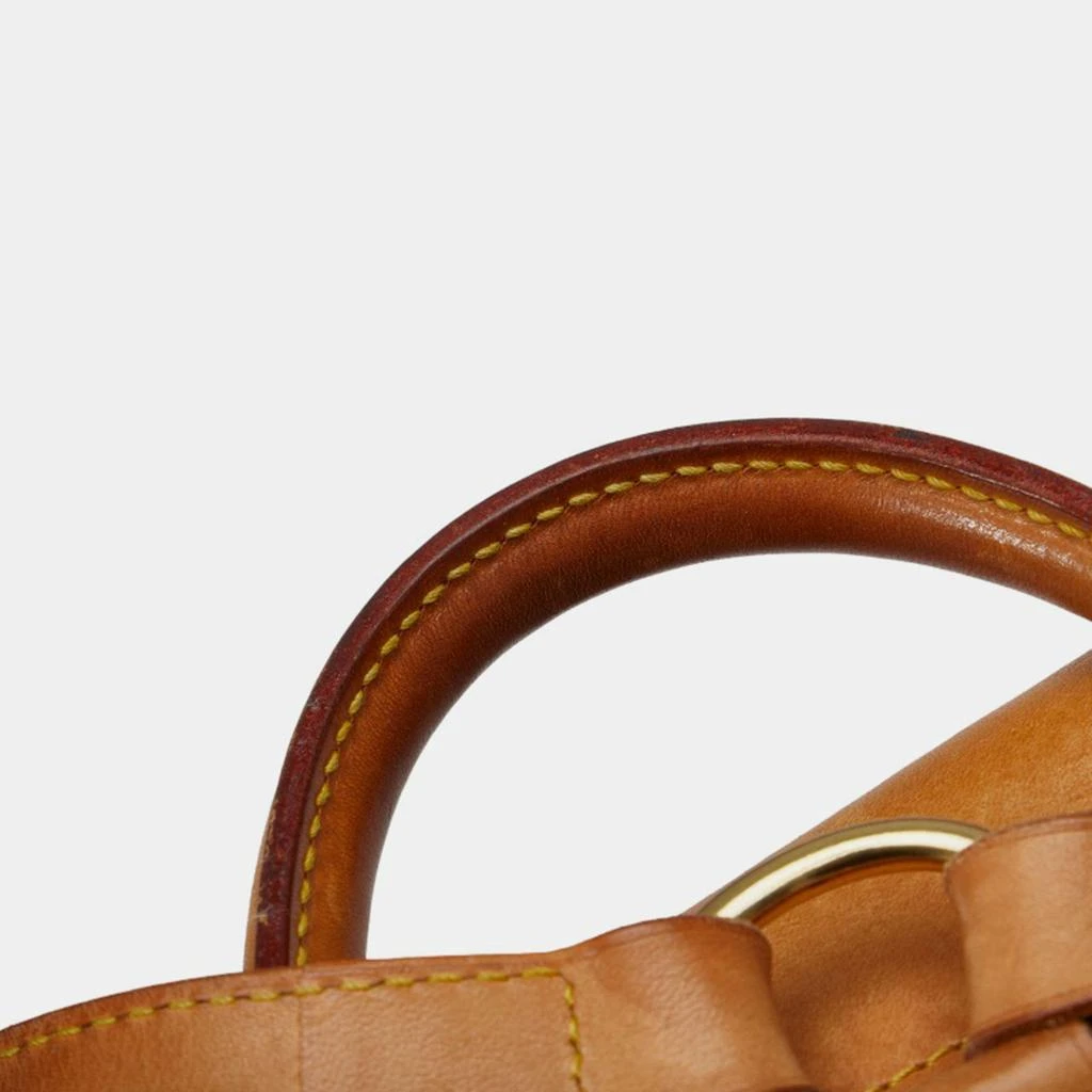 商品[二手商品] Louis Vuitton|Louis Vuitton Brown Canvas Damier Ebene Arlequin Centenaire Soho backpack,价格¥9684,第5张图片详细描述